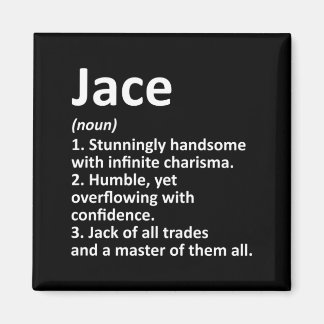 Jace Definition Personalised Name Funny Birthday Magnet