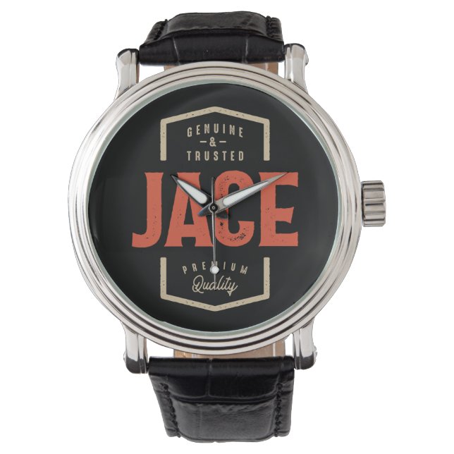 Jace Name Funny Personalised Birthday Jace  Watch (Front)