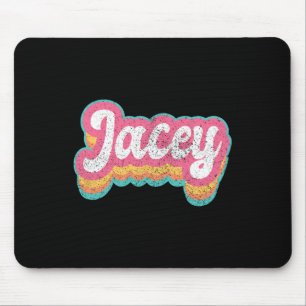 Jacey First Name Girl Vintage 70s 80s Personalised Mouse Pad