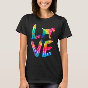 Jack A Poo Tie Dye Love Dog Mum Dad T-Shirt