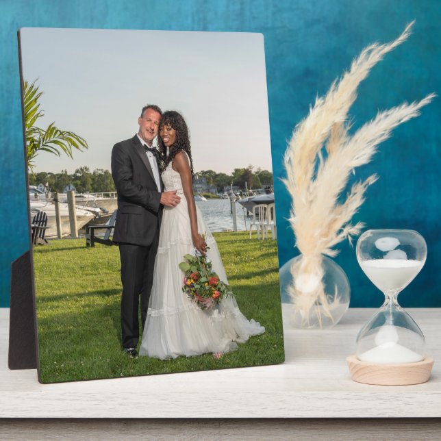 Jack & Alicia Wedding  Plaque (Side)