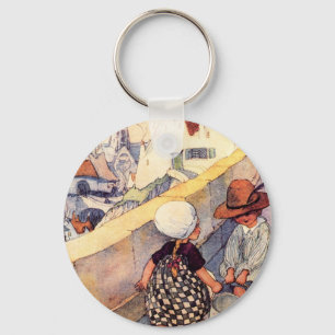 Jack and Jill Key Ring