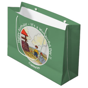 Jack and Jill Mother Goose Birthday Party Items  Large Gift Bag
