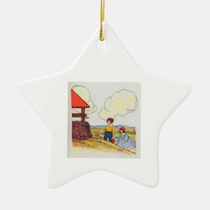 Jack and Jill went up the hill Ceramic Tree Decoration