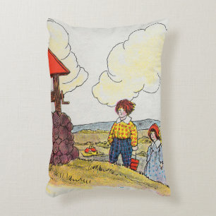 Jack and Jill went up the hill Nursery Rhyme Decorative Cushion