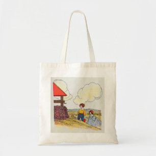 Jack and Jill went up the hill Nursery Rhyme Tote Bag