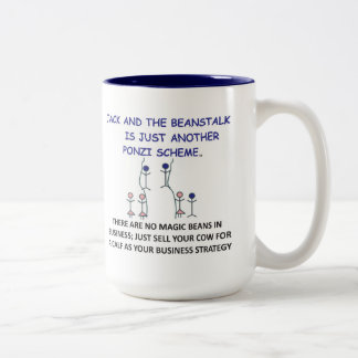 JACK AND THE BEANSTALK...mug. Two-Tone Coffee Mug