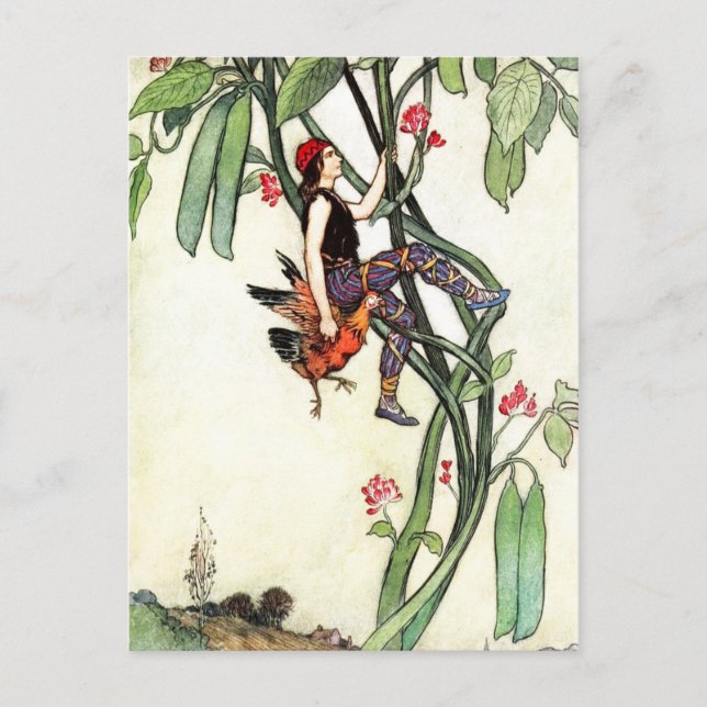 Jack and the Beanstalk Postcard (Front)