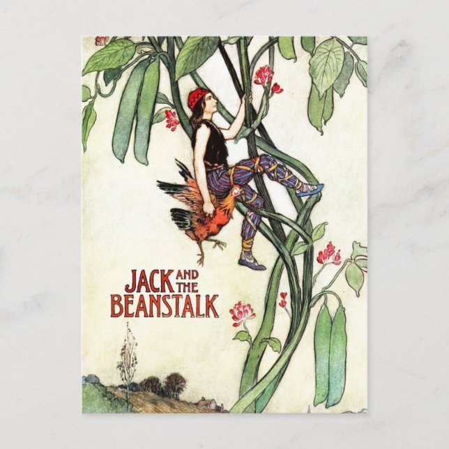 Jack and the Beanstalk Postcard (Front)