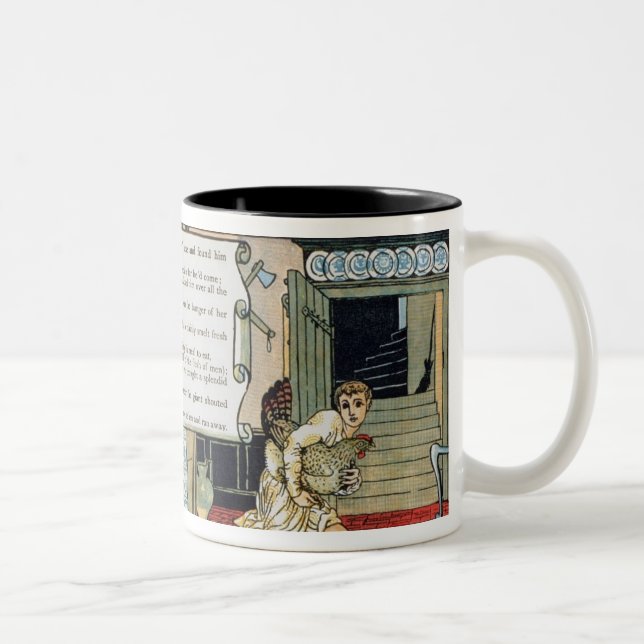 Jack and the Beanstalk Two-Tone Coffee Mug (Right)