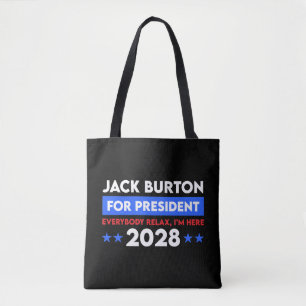 Jack Burton For President 2028 Tote Bag