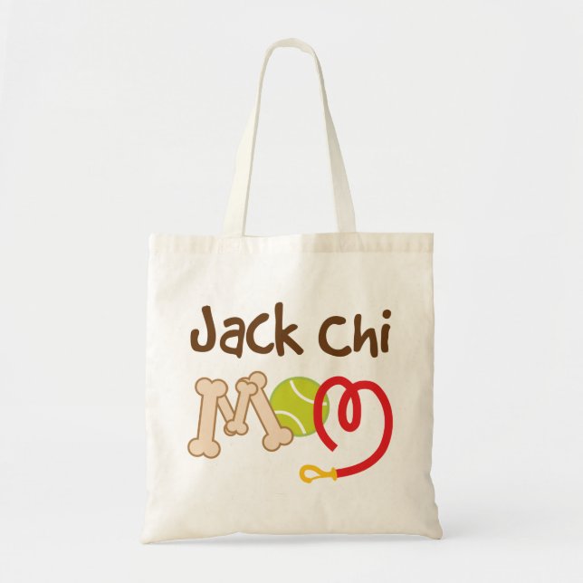 Jack Chi Dog Breed Mum Gift Tote Bag (Front)