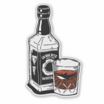 Jack Daniels inspired Whiskey Illustration