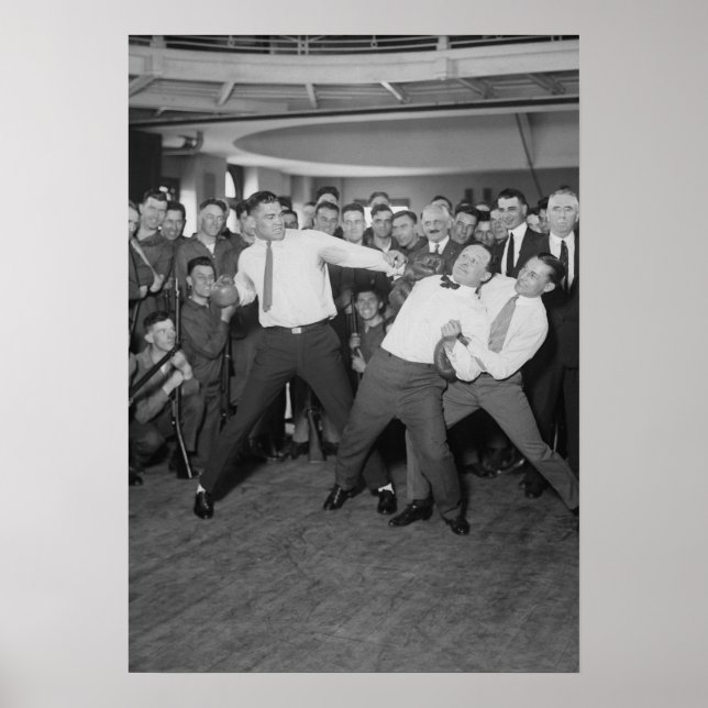 Jack Dempsey, Houdini & Benny Leonard Poster (Front)