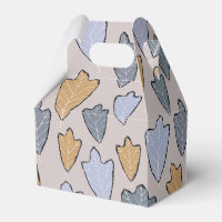 Jack Frost Leaves Pattern Favour Box