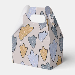 Jack Frost Leaves Pattern Favour Box