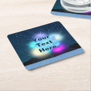 Jack Frost Square Paper Coaster