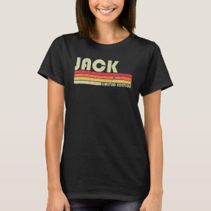 JACK Gift Name Personalised Funny Retro Vintage Bi T-Shirt