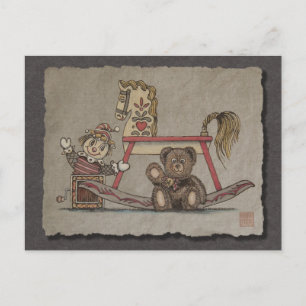 Jack in the Box, Horse & Bear Postcard