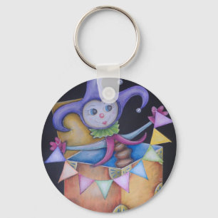 Jack in the box key ring