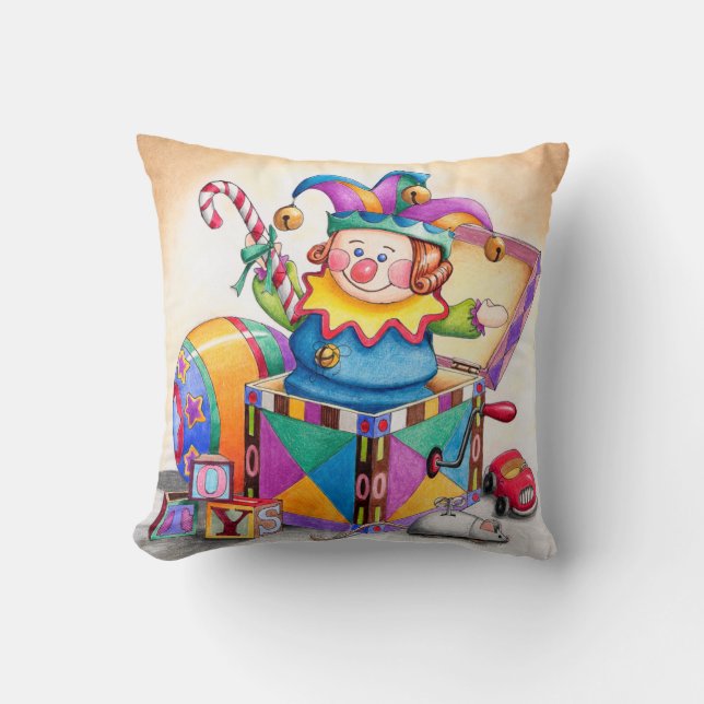 Jack-in-the-Box - Pillow (Front)