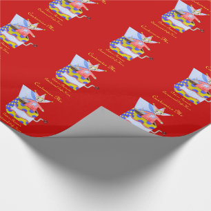 Jack-in-the-Box - Traditional Toys (Primary Colour Wrapping Paper