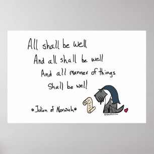 Jack - Julian of Norwich - All Shall Be Well Poster