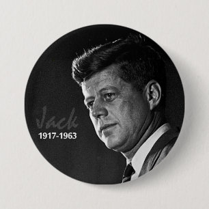 Jack Kennedy 1917-1963 7.5 Cm Round Badge