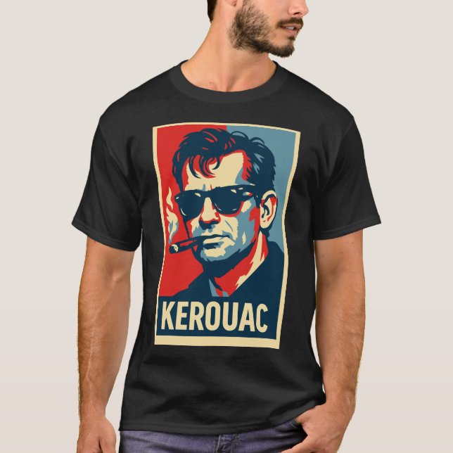 Jack Kerouac Rebel Portrait T-Shirt (Front)