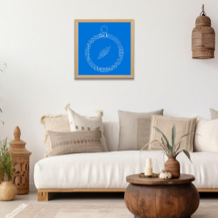 Jack Name Cloud Customisable Poster