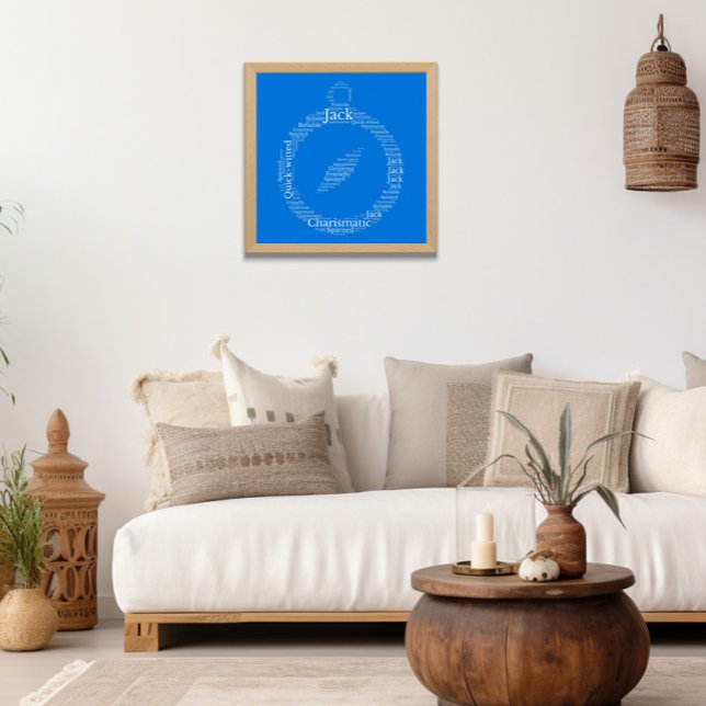 Jack Name Cloud Customisable Poster (Creator Uploaded)