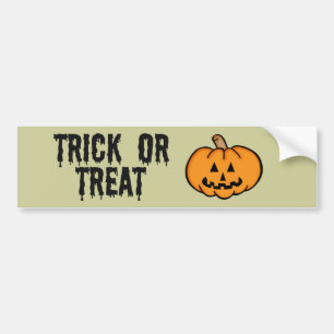 Jack O Lantern Bumper Sticker