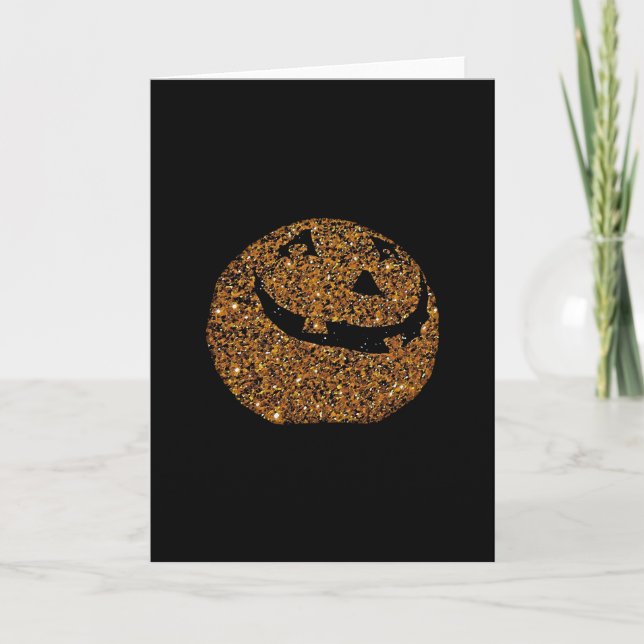 Jack-o'-lantern Card (Front)