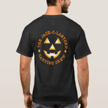 Jack-O-Lantern Carving Crew Halloween T-Shirt