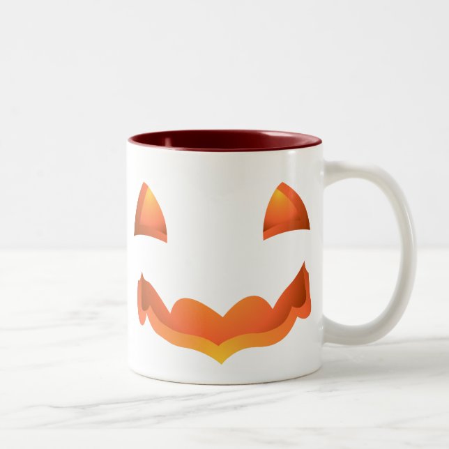 Jack-o-lantern Cup Halloween Pumpkin Mugs / Cups (Right)