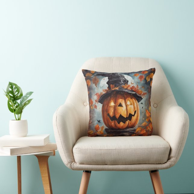Jack O Lantern  Cushion (Chair)
