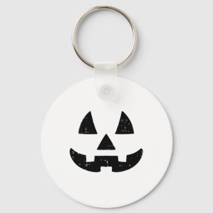 Jack O Lantern Face Cute Halloween Costume Men Wom Key Ring