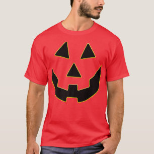 Jack O' Lantern Face Giant Halloween Pumpkin  T-Shirt