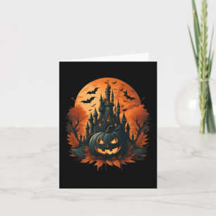 Jack O' Lantern Face  Halloween Pumpkin  Spooky  Card