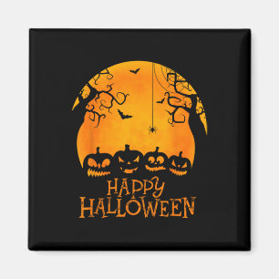 Jack O Lantern Face Happy Halloween Pumpkins Men W Magnet