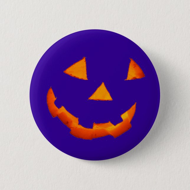 Jack-o'-Lantern Face pin (Front)