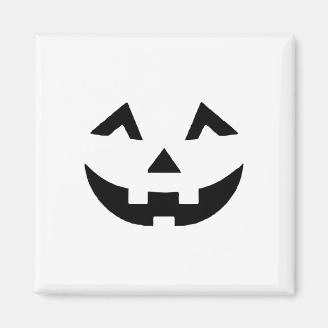 Jack O Lantern Face Pumpkin Eyelashes Hallowen Cos Magnet (Front)