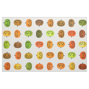 Jack-O-Lantern Fun Print Fabric
