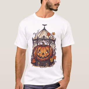 Jack-o’-Lantern Gothic Greenhouse Pumpkin Autumn L T-Shirt