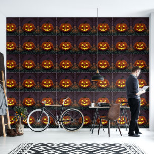 Jack O Lantern Gothic Style Wallpaper