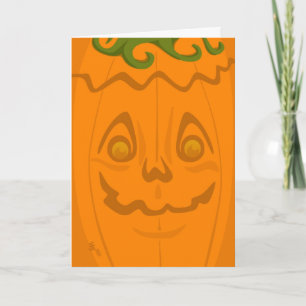 Jack o' Lantern Halloween Card