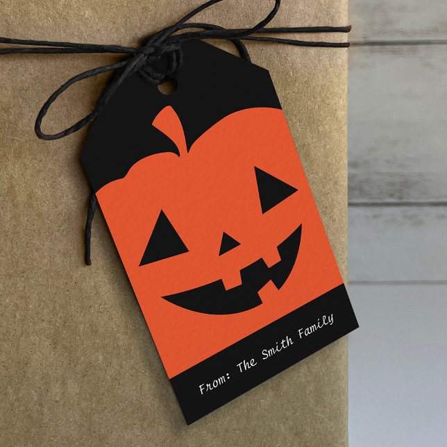 Jack-O-Lantern Halloween Gift Tags (Creator Uploaded)