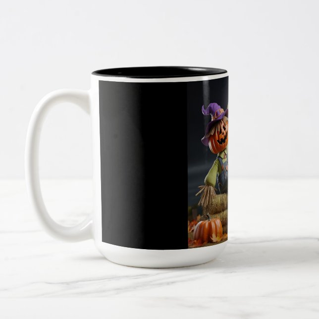 Jack-o'-Lantern Halloween Mug (Left)