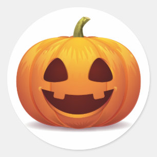 jack-o-lantern Halloween Pumpkin Classic Sticker
