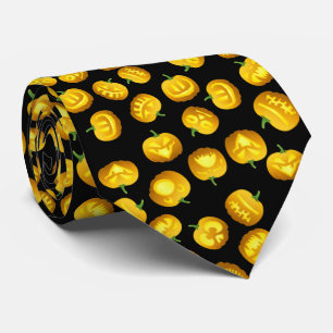 Jack-o-Lantern Halloween Tie